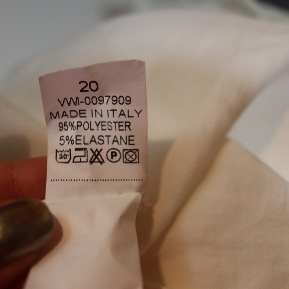 Nasty Gal White Tiered Mini Dress Made in Italy New With Tags Size 20 Poly Blend - Picture 13 of 13